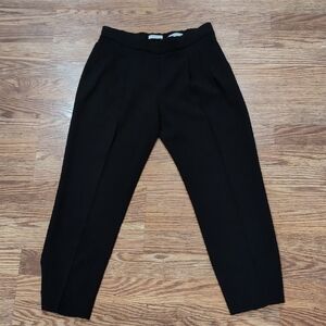 Babaton Black Dress Cropped Pants with Relaxed Fit